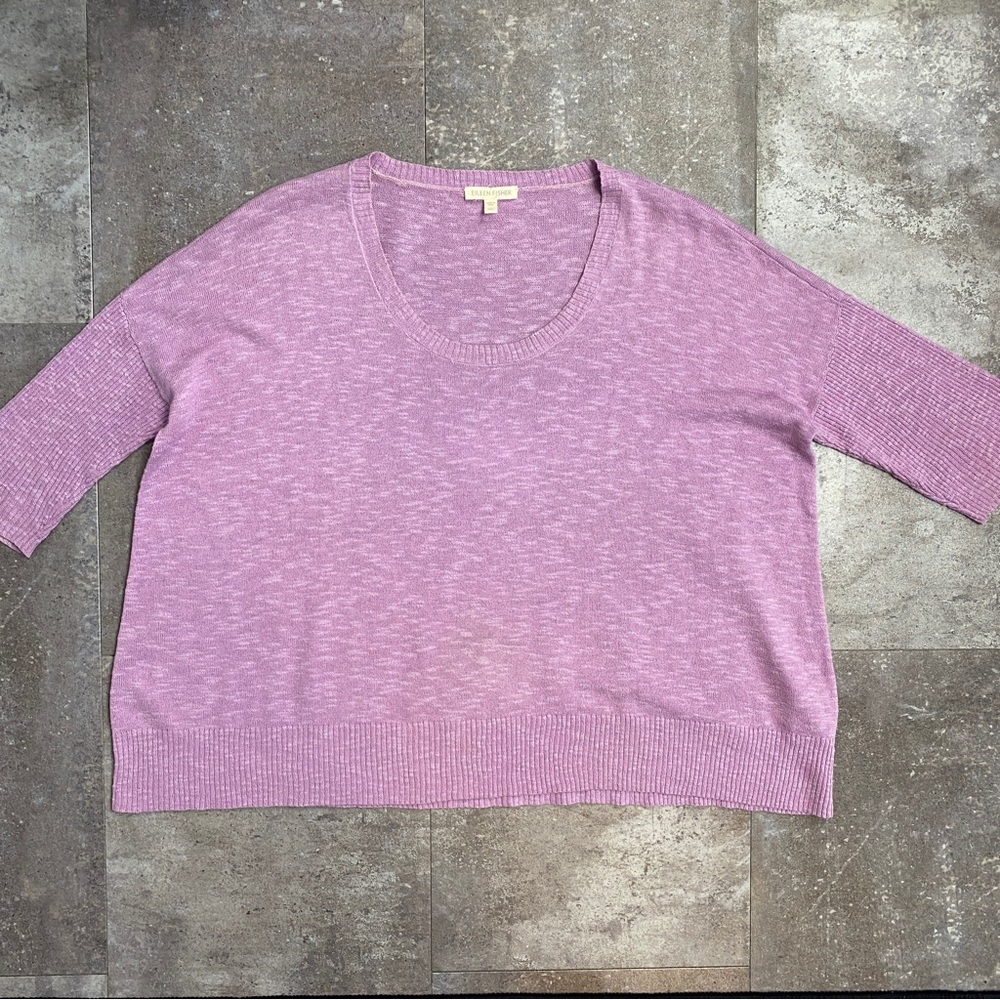 Eileen Fisher Oversized Linen Sweater